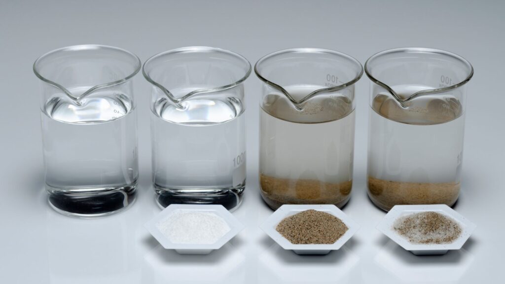 silica sand